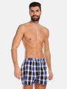 Styx Blau-schwarz karierte Shorts für Männer von Styx