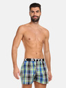 Styx Blau-schwarz karierte Shorts für Männer von Styx
