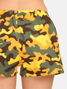 Styx Gelbe Damen-Camouflage-Shorts Styx Art