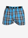 Styx Blau karierte Shorts Styx für Herren