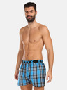 Styx Blau karierte Shorts Styx für Herren