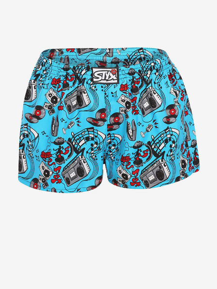 Styx Blaue Damen-Shorts Styx art Music