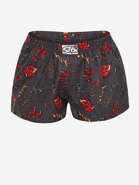 Styx Schwarze Damen-Shorts Styx art Claws