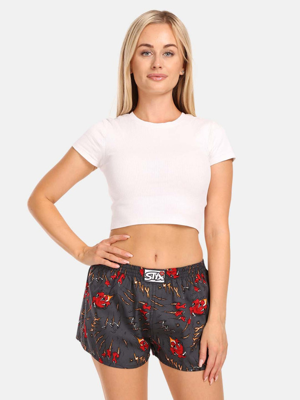 Styx Schwarze Damen-Shorts Styx art Claws