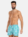 Styx Türkisfarbene Herren-Shorts Styx art Eiswürfel