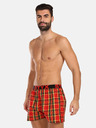 Styx Rot karierte Herrenshorts Styx