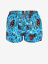 Styx Blaue gemusterte Damen-Shorts Styx art Zombie
