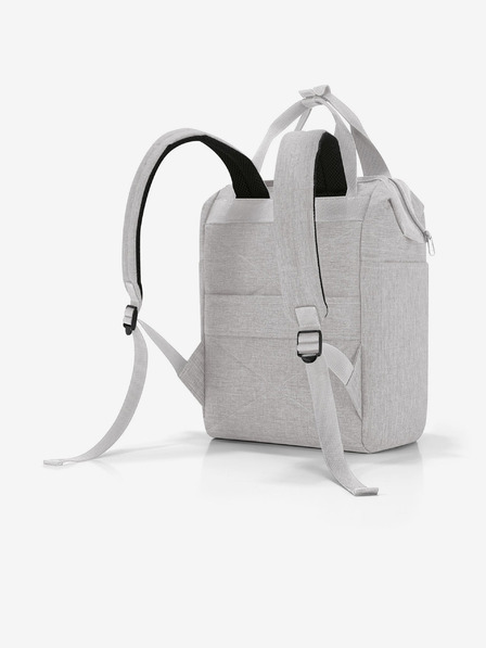Reisenthel Hellgrau gestromt 2in1 Reisenthel Allrounder R Twist Sky rose Rucksack und Tasche