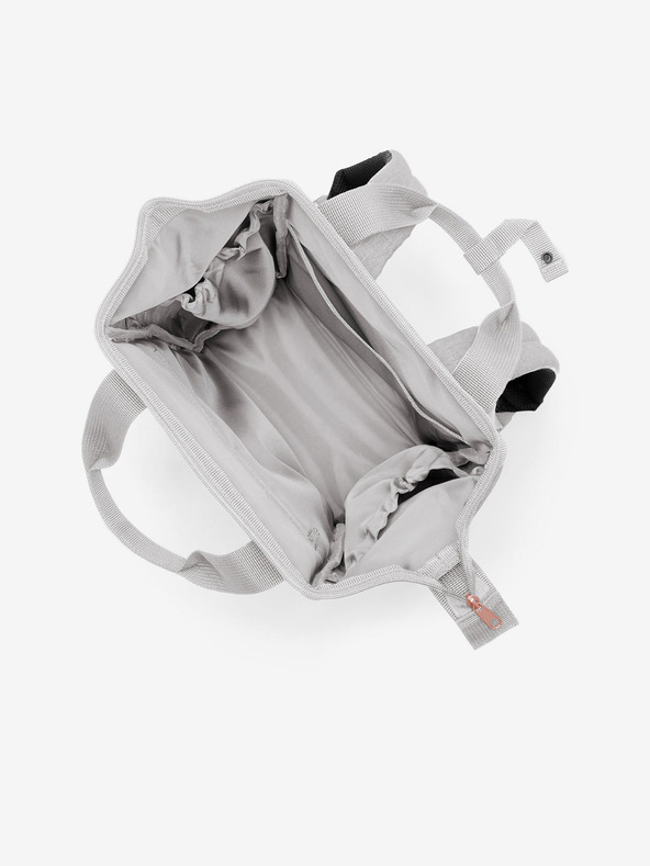 Reisenthel Hellgrau gestromt 2in1 Reisenthel Allrounder R Twist Sky rose Rucksack und Tasche