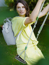 Reisenthel Hellgrau gestromt 2in1 Reisenthel Allrounder R Twist Sky rose Rucksack und Tasche