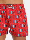 Styx Rote gemusterte Shorts für Männer Styx Patterns