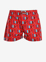 Styx Rote gemusterte Shorts für Männer Styx Patterns