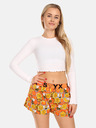 Styx Orange gemusterte Damen-Schlafshorts Styx Bees