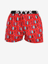 Styx Rote gemusterte Shorts für Männer Styx Patterns