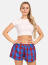 Styx Rot und Blau karierte Damen-Shorts Styx