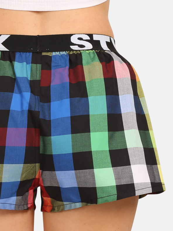 Styx Blau und grün karierte Shorts von Styx für Frauen