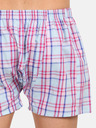 Styx Blau und rosa karierte Shorts für Männer von Styx
