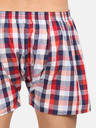 Styx Blau und rot karierte Shorts für Männer von Styx