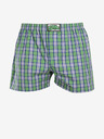 Styx Grün karierte Herren-Shorts Styx