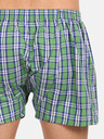 Styx Grün karierte Herren-Shorts Styx