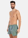 Styx Grün karierte Herren-Shorts Styx