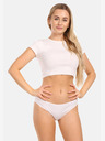 Nedeto Set aus drei Damen-Slips in weiß und schwarz Nedeto