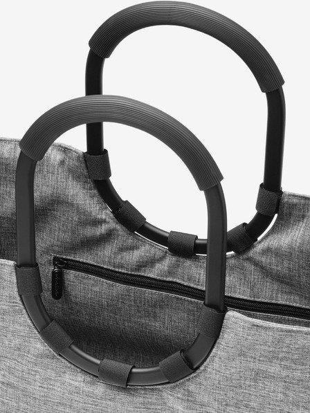 Reisenthel Grau Reisenthel Loopshopper L Frame Frauentasche Twist Silber