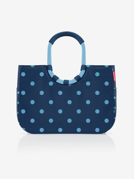 Reisenthel Dunkelblau Damen Polka Dot Tasche Reisenthel Loopshopper L Frame Mixed Dots