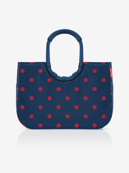 Reisenthel Dunkelblau Damen Polka Dot Tasche Reisenthel Loopshopper L Frame Mixed Dots