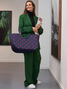 Reisenthel Dunkelblau Damen Polka Dot Tasche Reisenthel Loopshopper L Frame Mixed Dots