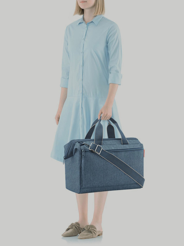 Reisenthel Reisenthel Allrounder S Pocket Herringbone Dunkelblau Reisetasche