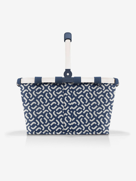 Reisenthel Dunkelblau Gemustert Reisenthel Tragetasche Frame Signature Navy