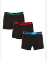 Nedeto Dreier-Set Herren-Boxershorts in schwarz Nedeto