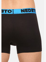 Nedeto Dreier-Set Herren-Boxershorts in schwarz Nedeto