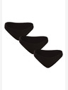 Nedeto Dreier-Set Damen-Slips in Schwarz Nedeto