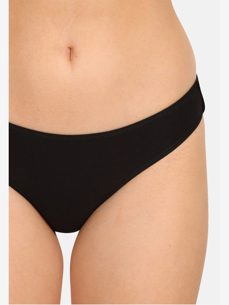 Nedeto Dreier-Set Damen-Slips in Schwarz Nedeto