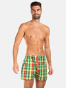 Styx Dreier-Set karierte Shorts für Herren in hellgrün, blau und rot STYX