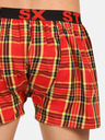 Styx Set aus drei karierten Shorts für Herren in blau, rot und gelb STYX