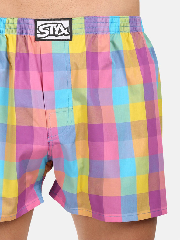 Styx Dreier-Set Herren Styx Shorts klassisch elastisch mehrfarbig