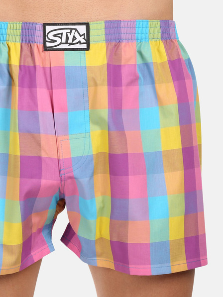 Styx Dreier-Set Herren Styx Shorts klassisch elastisch mehrfarbig