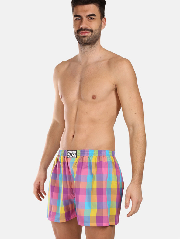 Styx Dreier-Set Herren Styx Shorts klassisch elastisch mehrfarbig