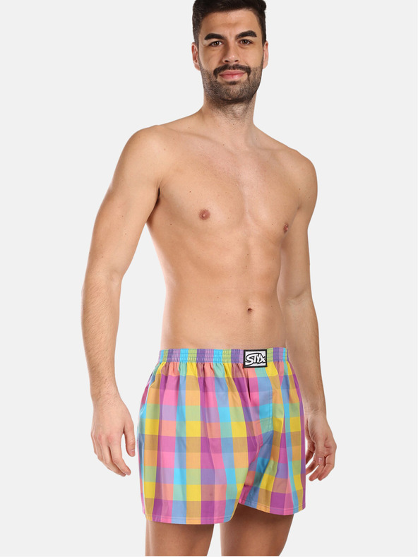 Styx Dreier-Set Herren Styx Shorts klassisch elastisch mehrfarbig