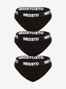 Nedeto Dreier-Set - Damen-Slips Nedeto schwarz