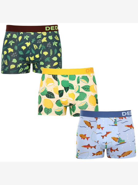 Dedoles Dreier-Set - Fröhliche Herren-Boxershorts Dedoles