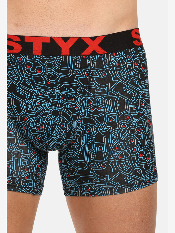 Styx Herren Styx lange Kunst-Sport-Gummi-Doodle-Boxershorts (U1256/2)