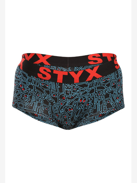 Styx Styx Kunstslip für Damen mit Doodle-Bein