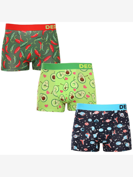 Dedoles Dreier-Set - Fröhliche Herren-Boxershorts Dedoles