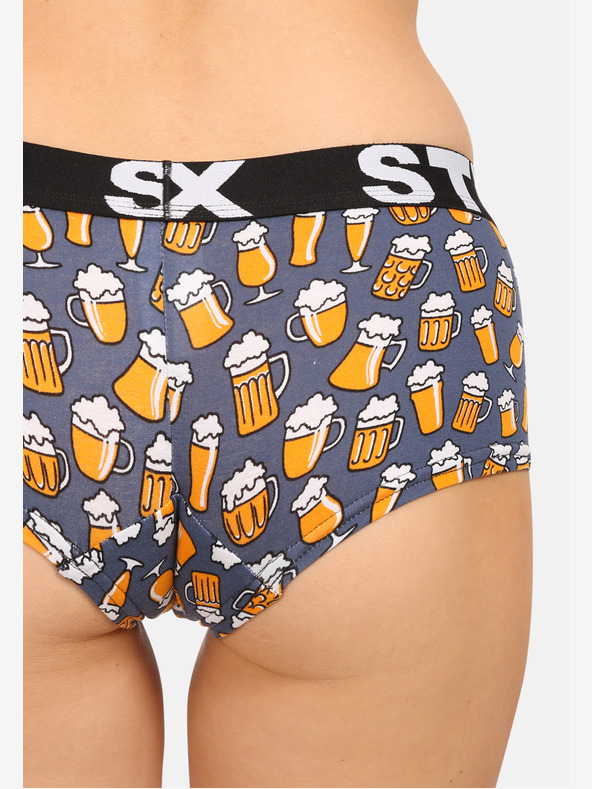 Styx Dreier-Set - Styx art Damen-Slip mit Bein multicolor