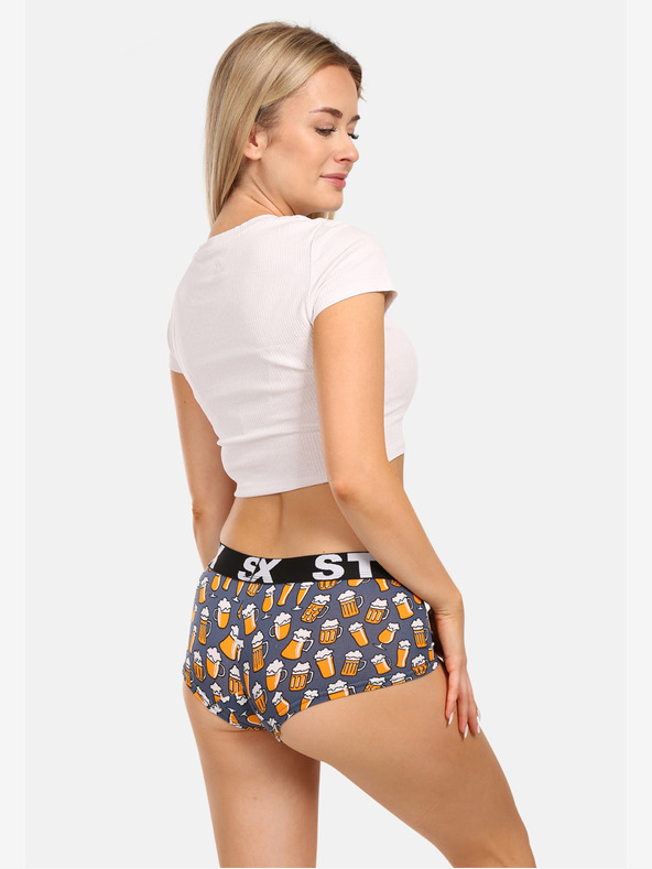 Styx Dreier-Set - Styx art Damen-Slip mit Bein multicolor