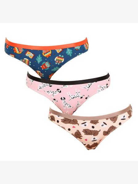 Dedoles Dreier-Set - fröhliche Damen-Slips Dedoles